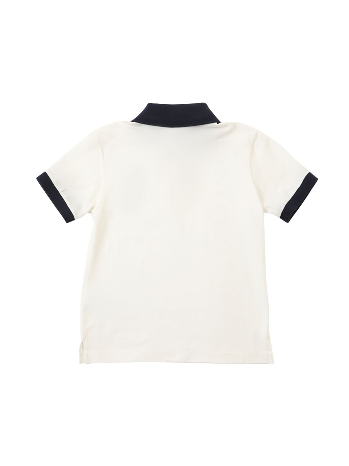 Shop Dolce & Gabbana Embroidered Cotton Piqué Polo T-shirt In White