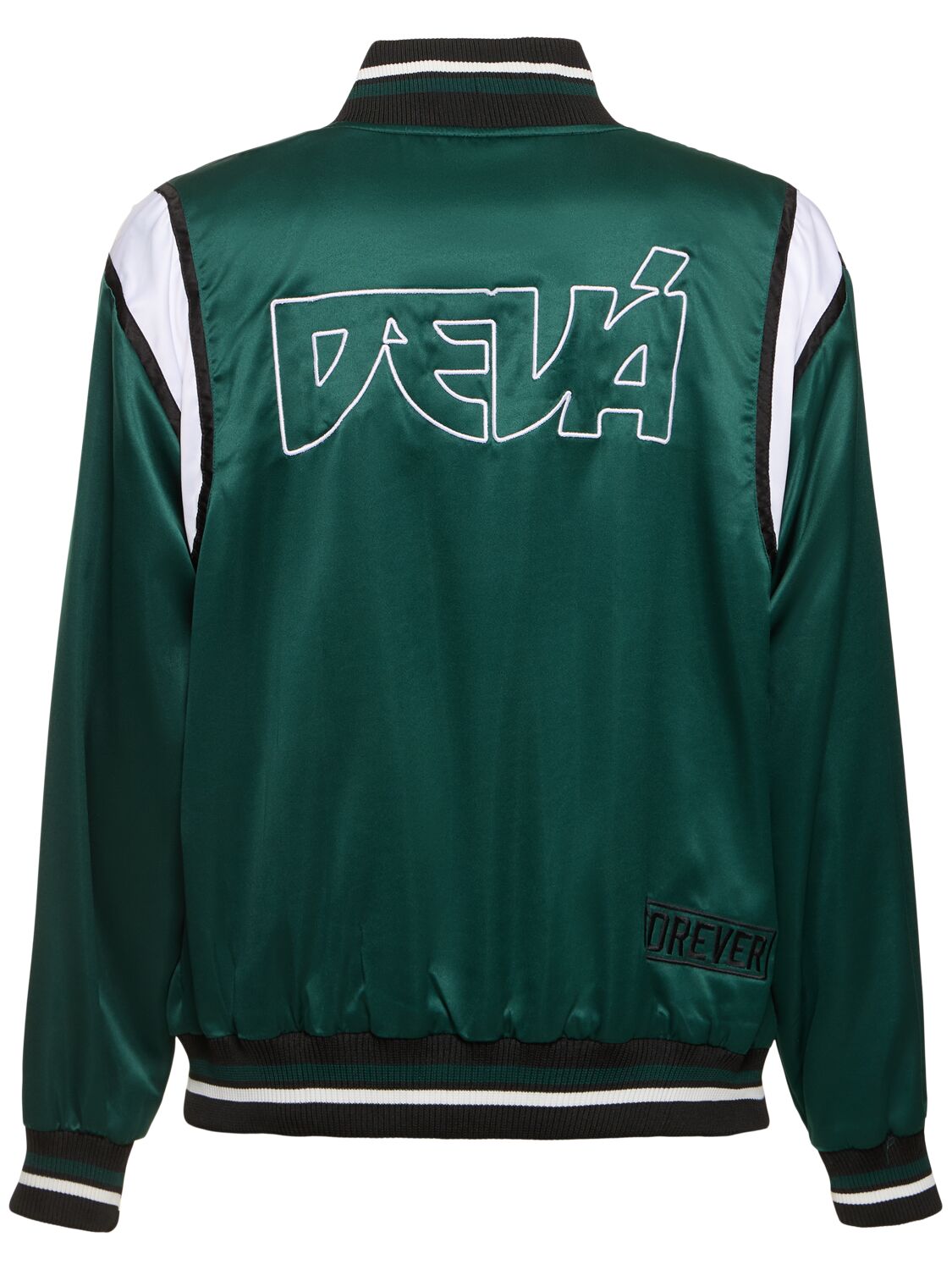 Shop Deva States Forever Baseball Jacket In Green