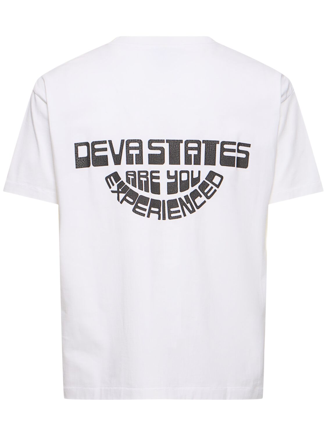 Shop Deva States Buster Gfx Retro Short Sleeve T-shirt In White