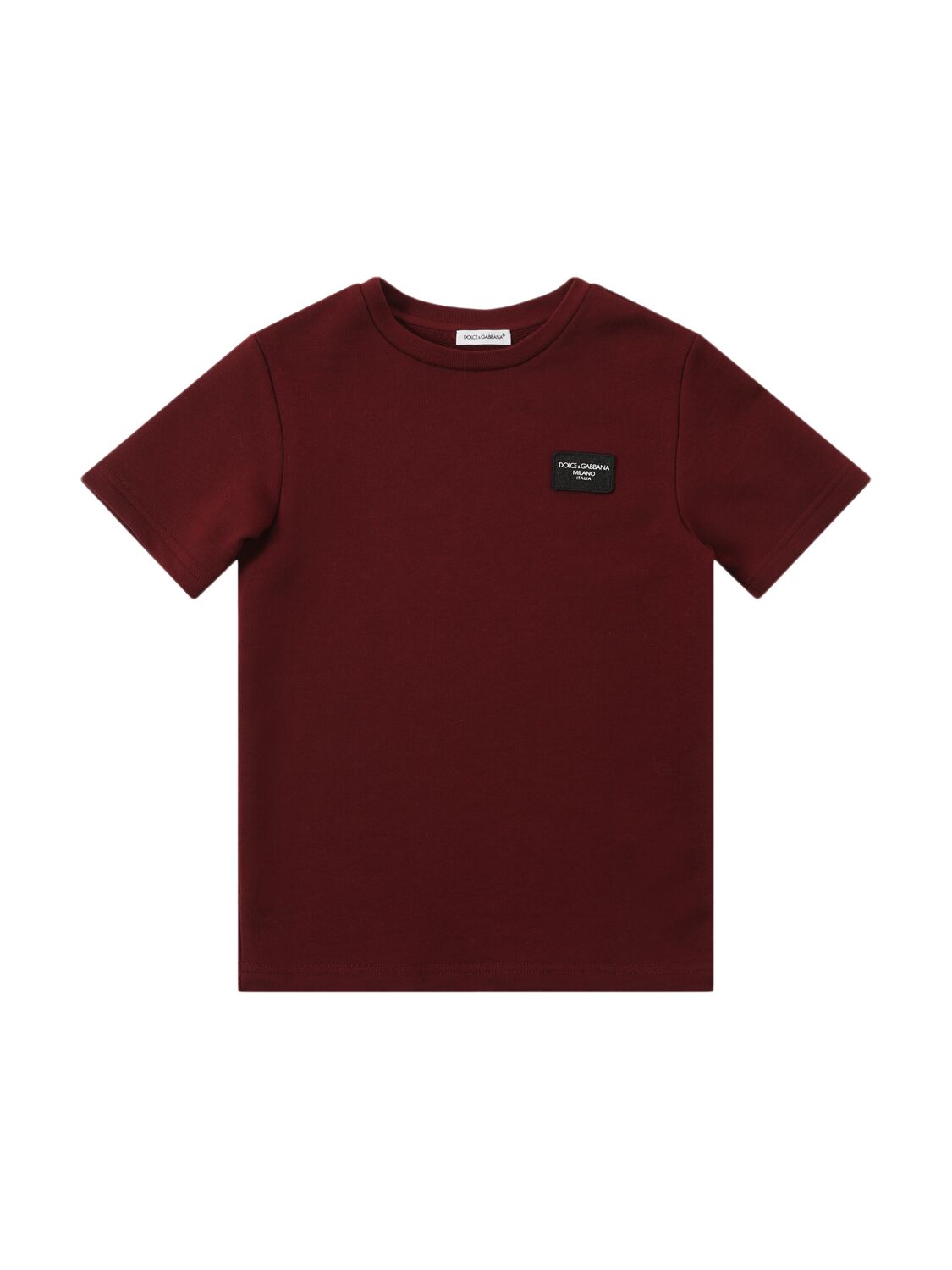 Dolce & Gabbana Cotton Jersey T-shirt In Red