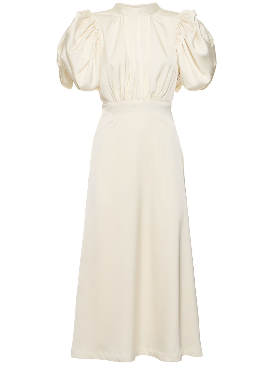 Image of Noon Satin Midi Dress