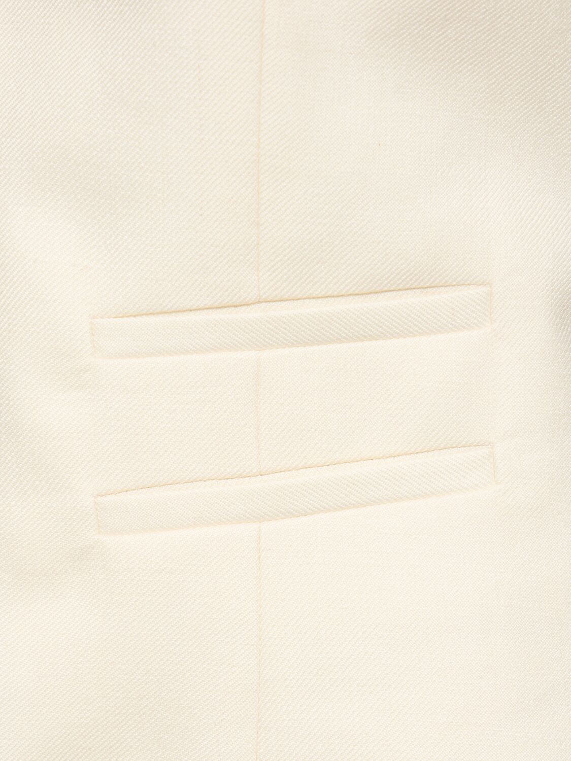 Shop Gabriela Hearst Coleridge Buttoned Wool Blend Vest In Ivory