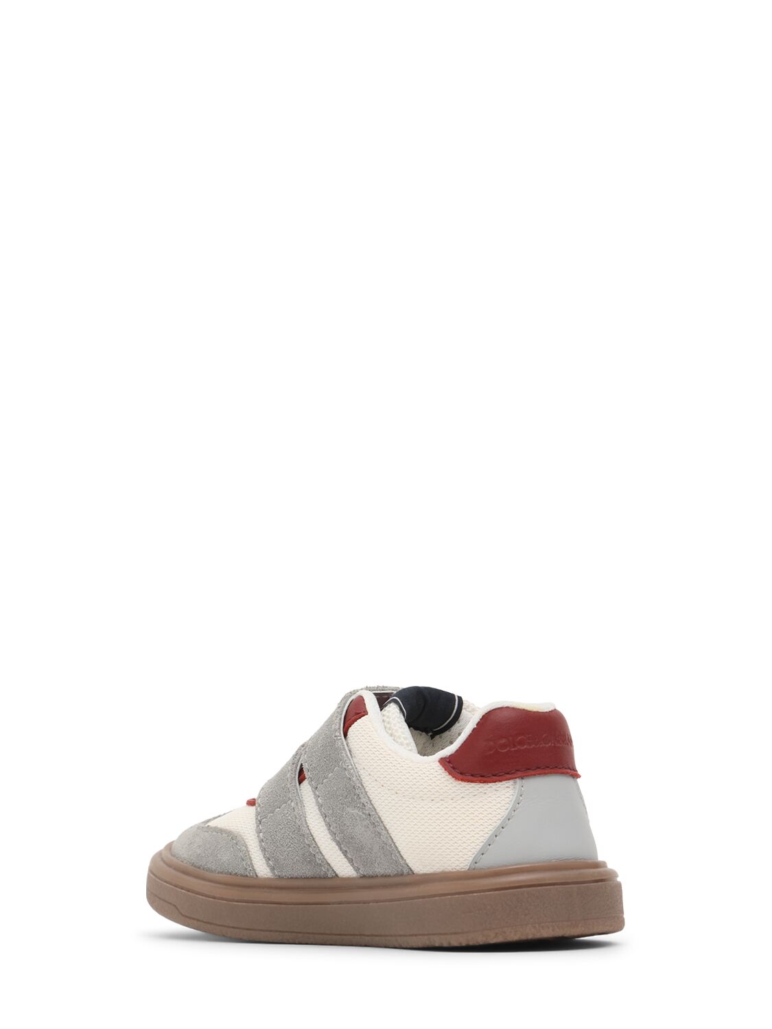 Dolce & Gabbana Logo Print Strap Sneakers In White/grey