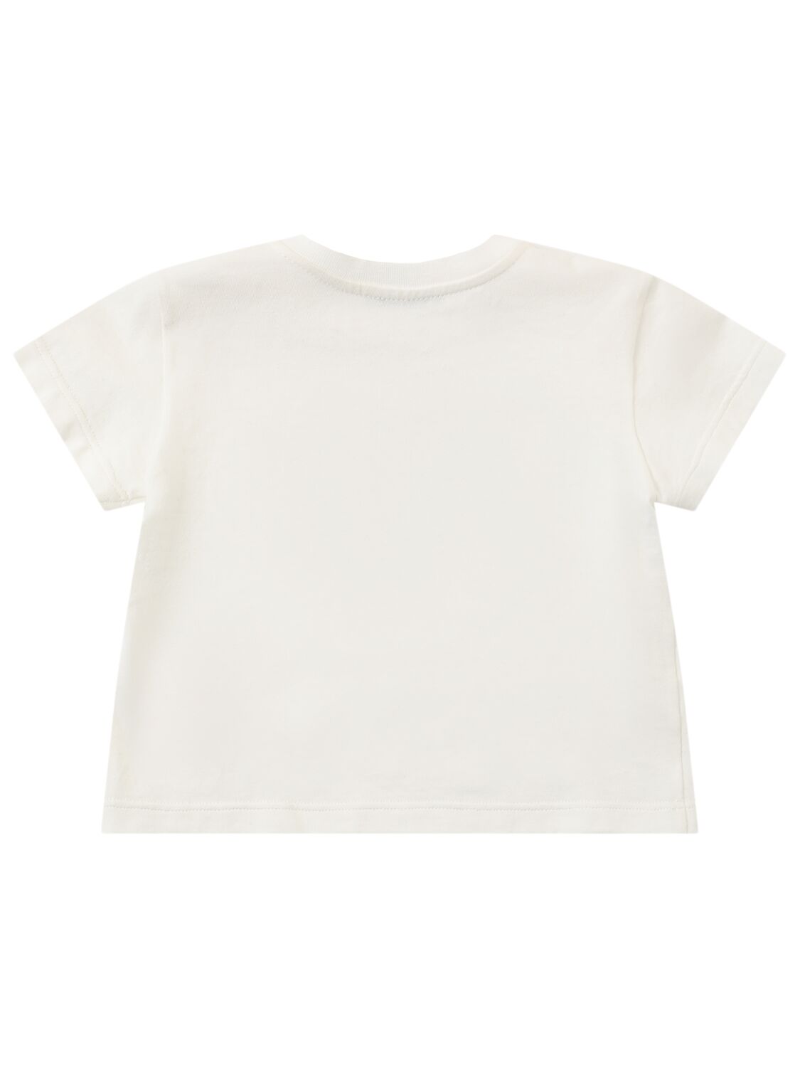 Shop Dolce & Gabbana Embroidered Cotton Jersey T-shirt In White