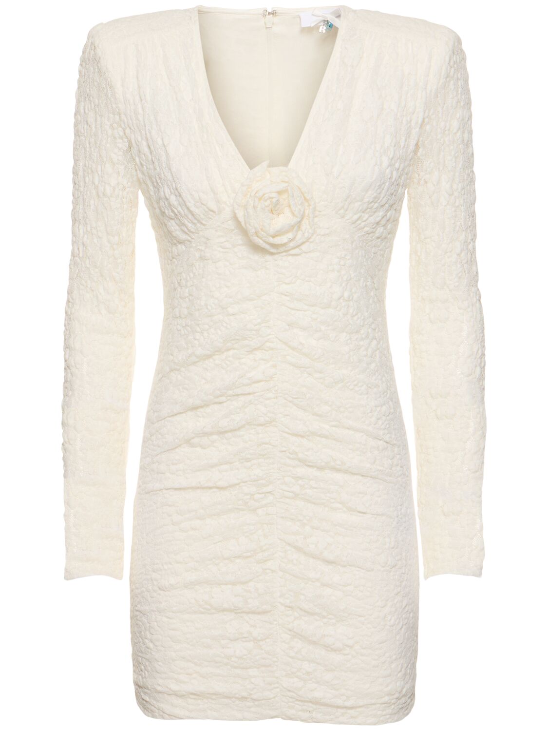 Rotate Birger Christensen Sue Lace Mini Dress In White