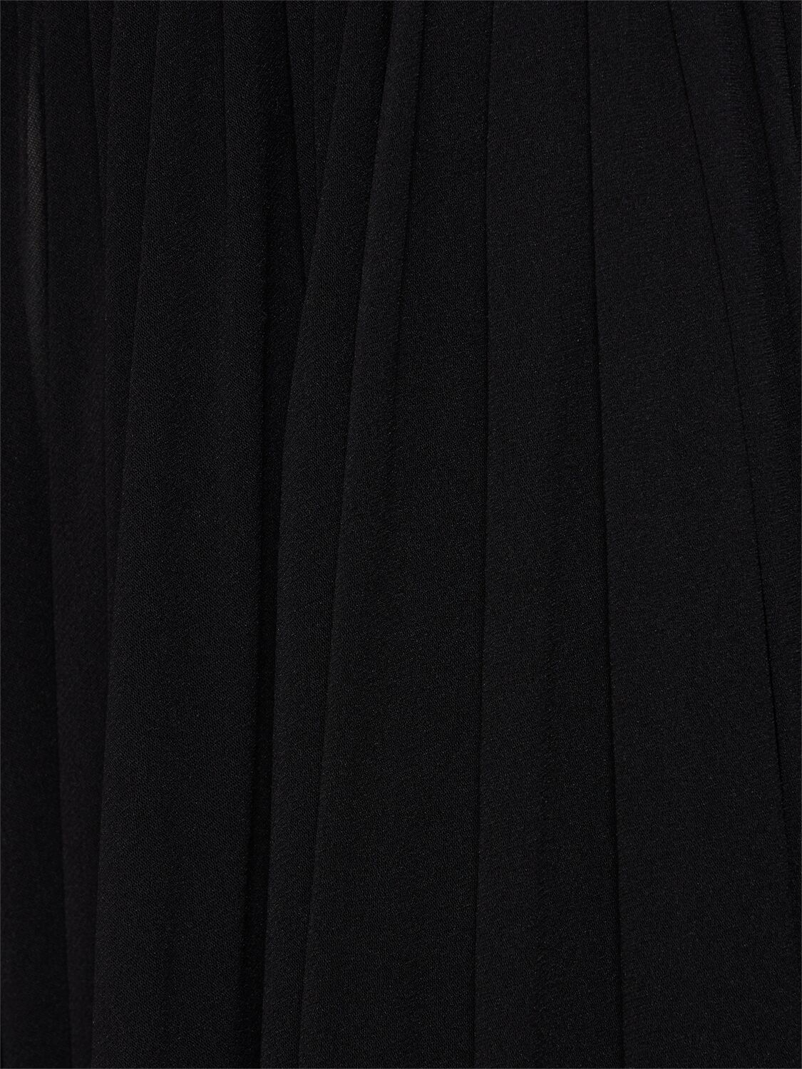 Shop Philosophy Di Lorenzo Serafini Stretch Tulle Long Skirt In Black