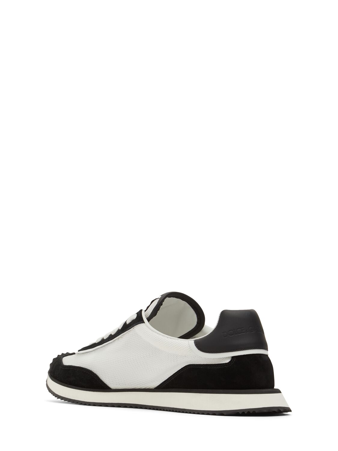 Shop Dolce & Gabbana Dragon Low Top Sneakers In Black/white