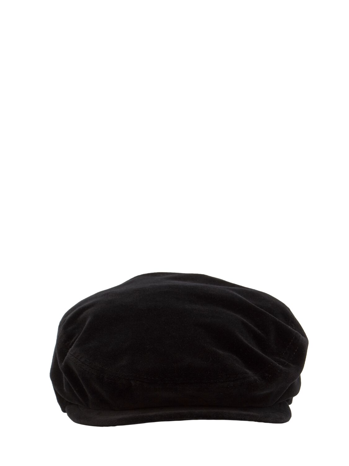 Dolce & Gabbana Coppola Cotton Velvet Hat In Black