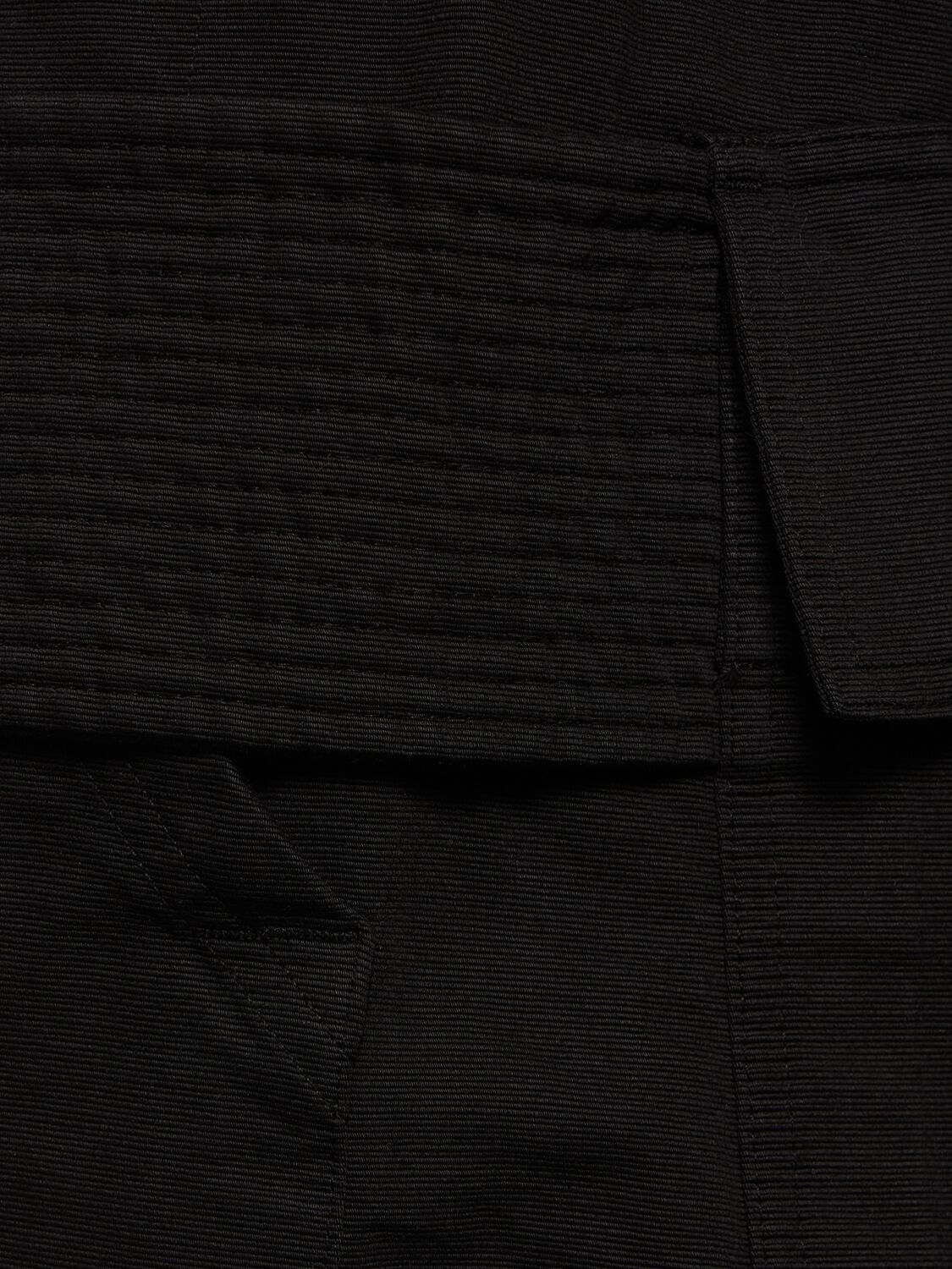 Shop Rick Owens Drkshdw Creatch Cargo Cotton Drawstring Pants In Black
