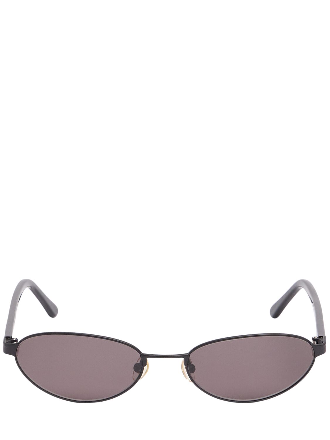 Velvet Canyon Musettes Oval Metal Sunglasses In Grey