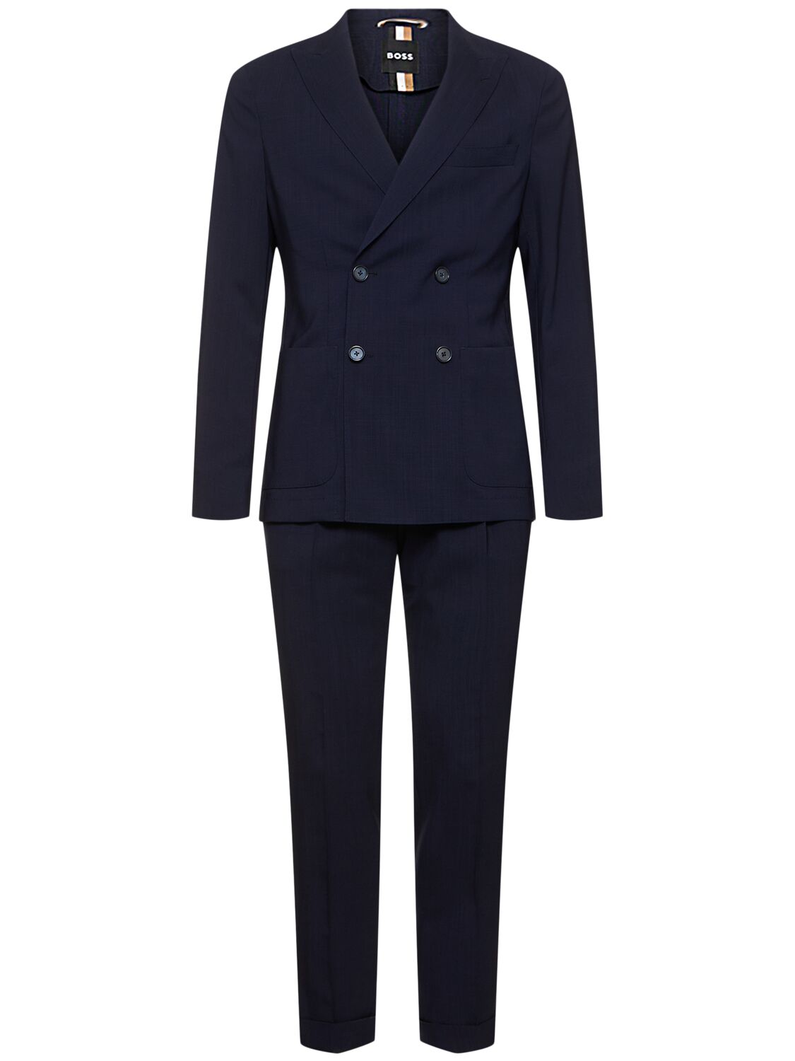 Image of Hanry Double Breasted Wool Suit