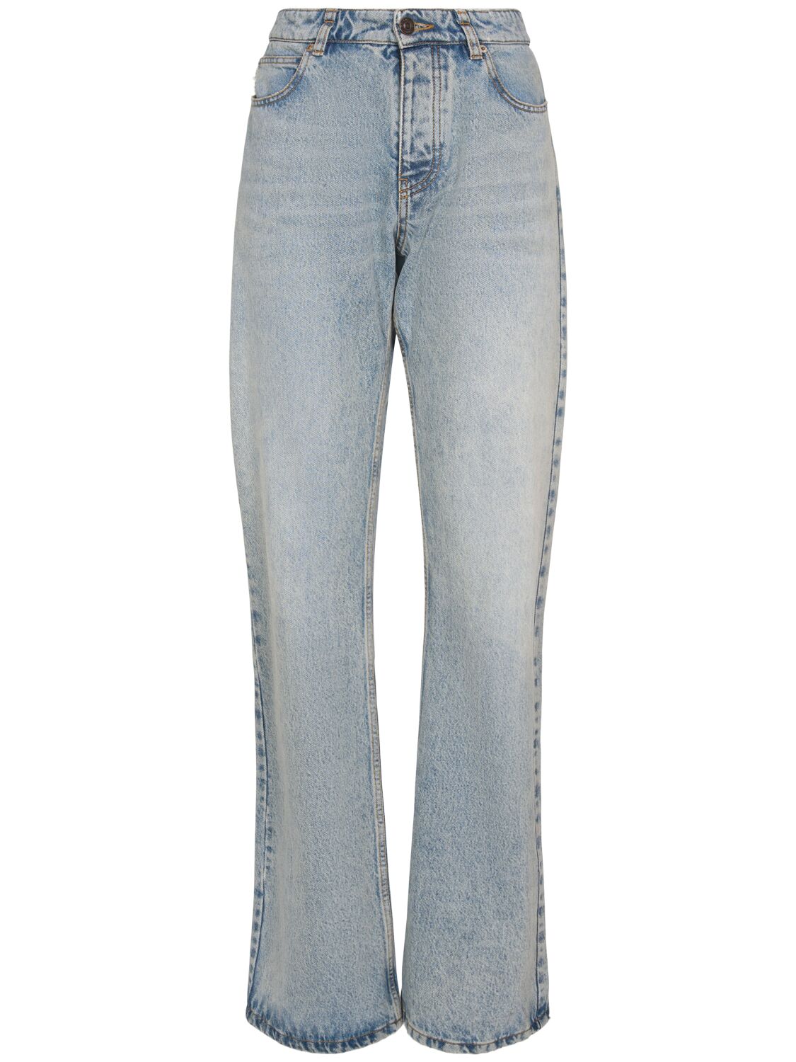 Balenciaga Denim Jeans In Iced Blue