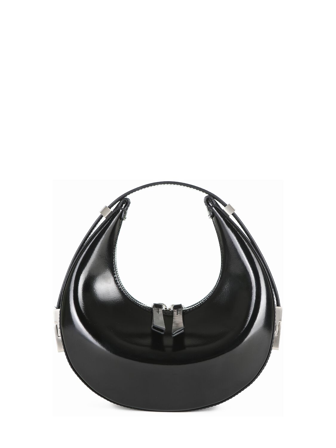 Shop Osoi Mini Toni Leather Top Handle Bag In Box Black