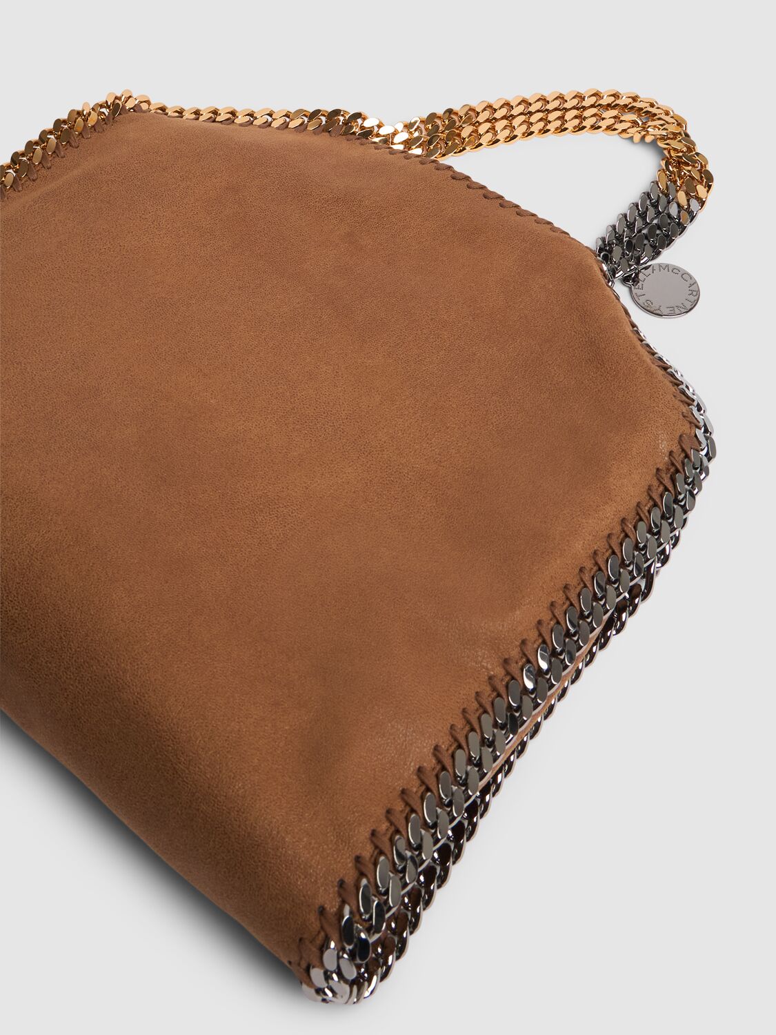 Shop Stella Mccartney 3chain Eco Shaggy Deer Bag In Pecan