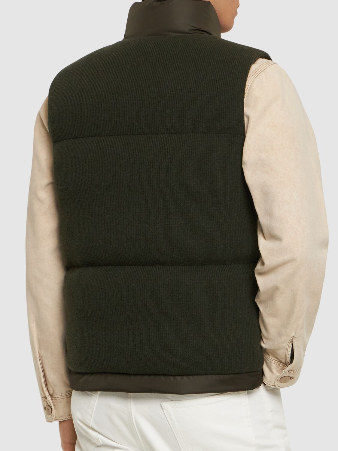 Shop Aspesi Iconic Piuma Down Vest In Militare