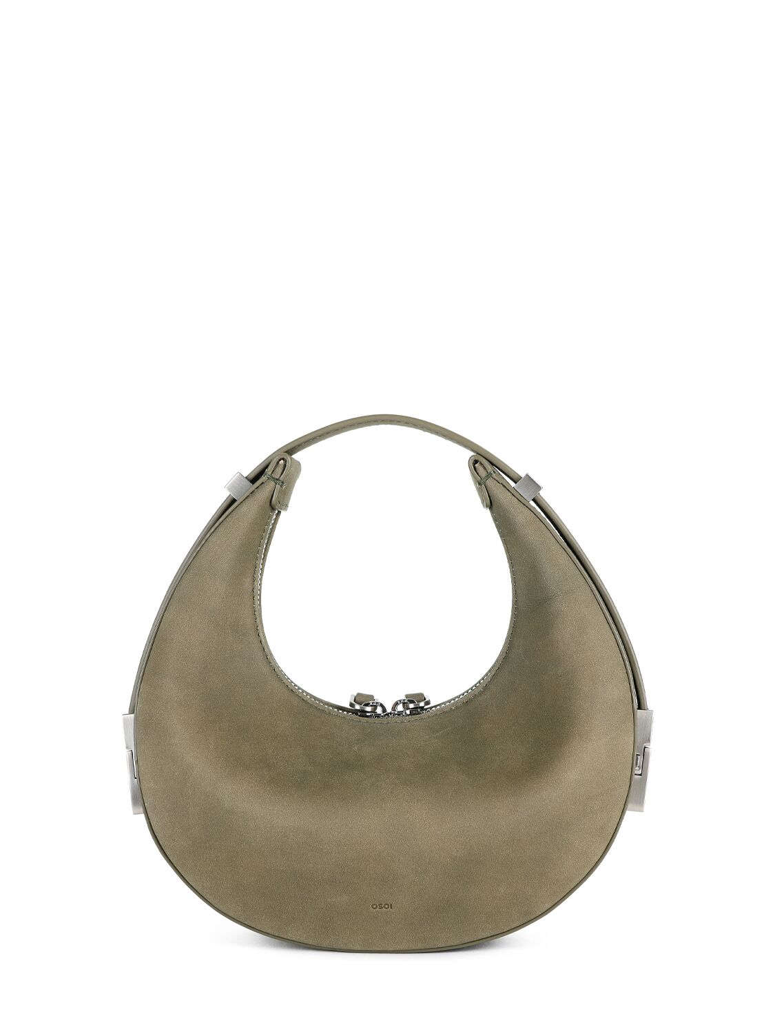 Shop Osoi Mini Toni Leather Top Handle Bag In Marena Khaki