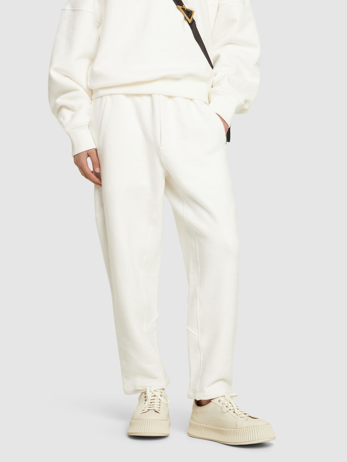 JIL SANDER 40MM VULCANIZED CANVAS SNEAKERS 