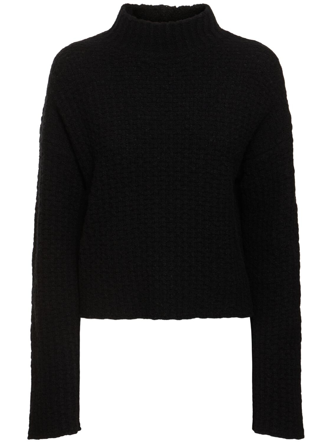 Loulou Studio Kris Alpaca Blend Turtleneck Sweater In Black