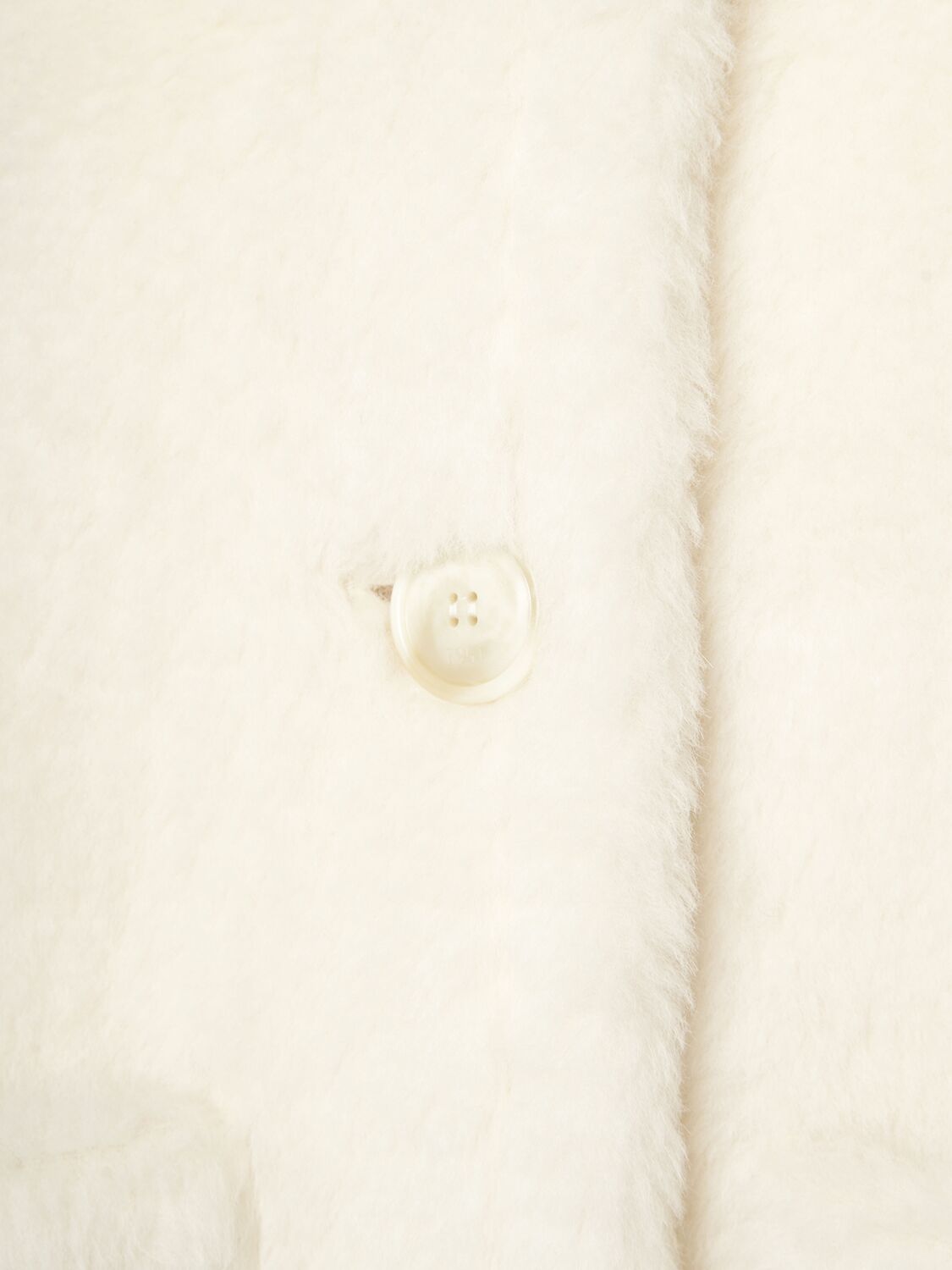 Shop Max Mara New Terzo1 Teddy Cape In White