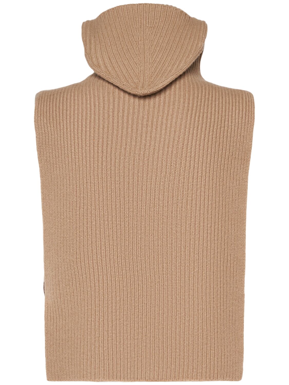 Shop Max Mara Livigno Cashmere Cape In Cammello