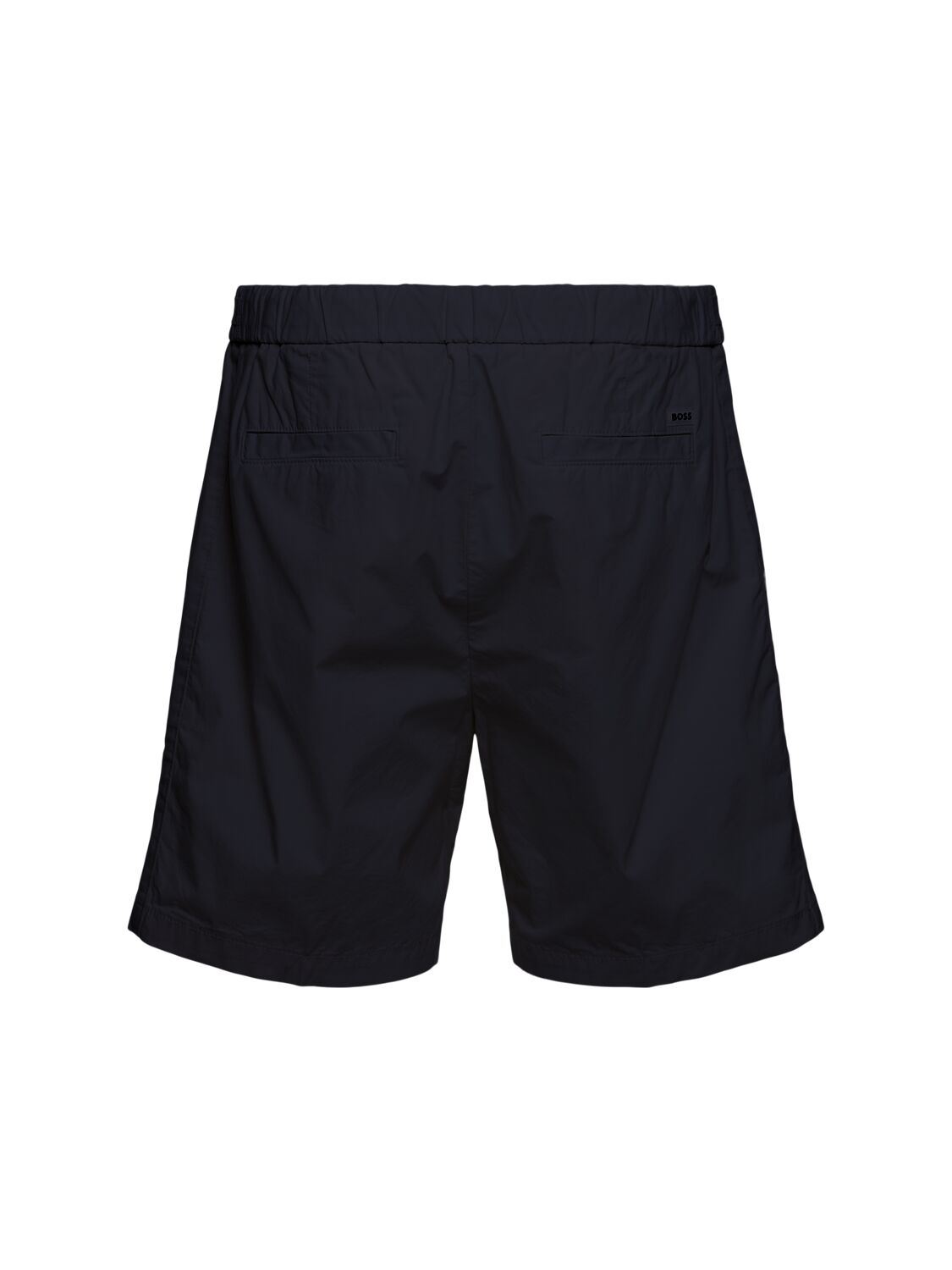 Shop Hugo Boss Kenosh Cotton Blend Shorts In Dark Blue