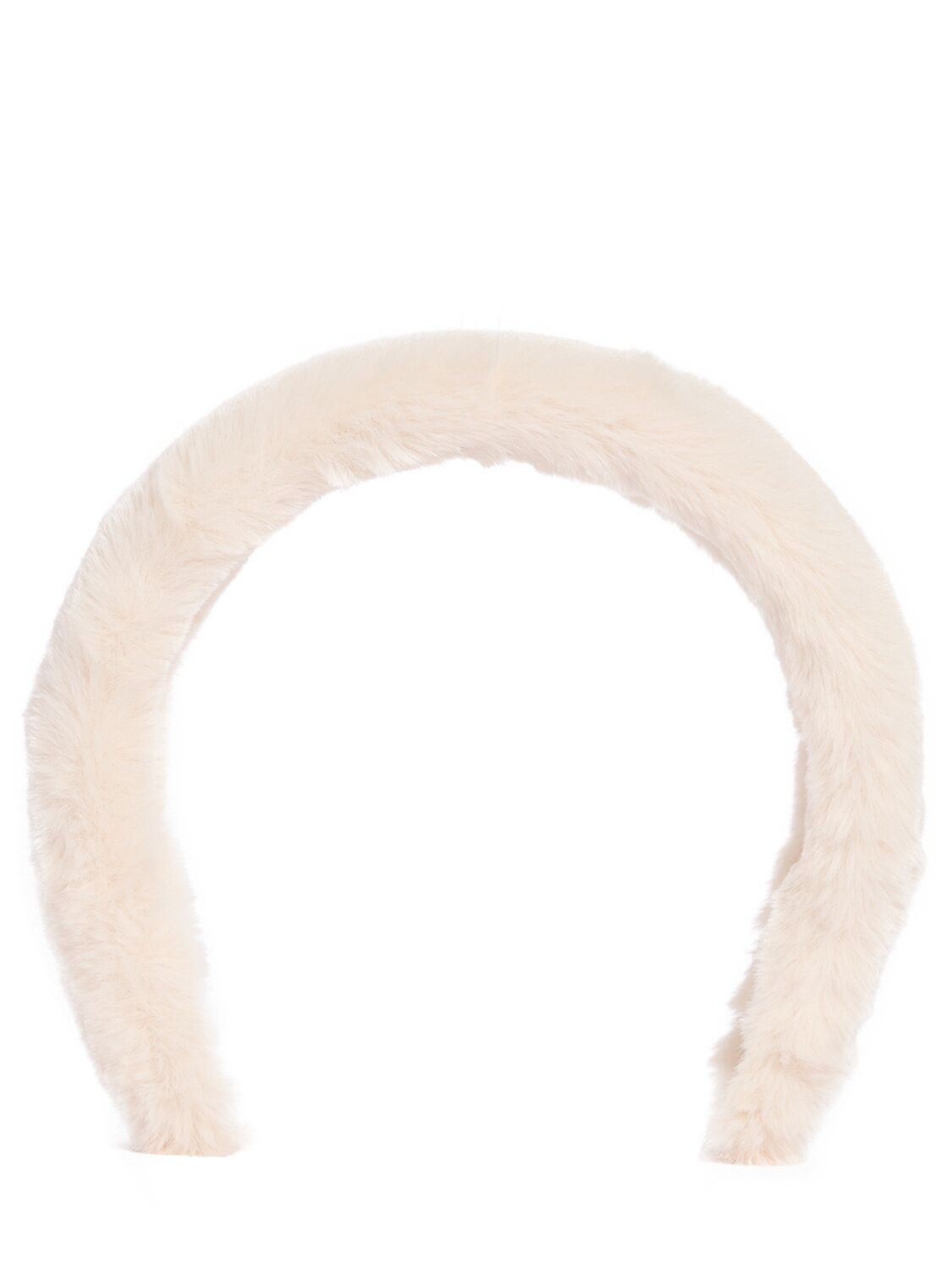 Shop Weekend Max Mara Mitico Faux Fur Headband In White