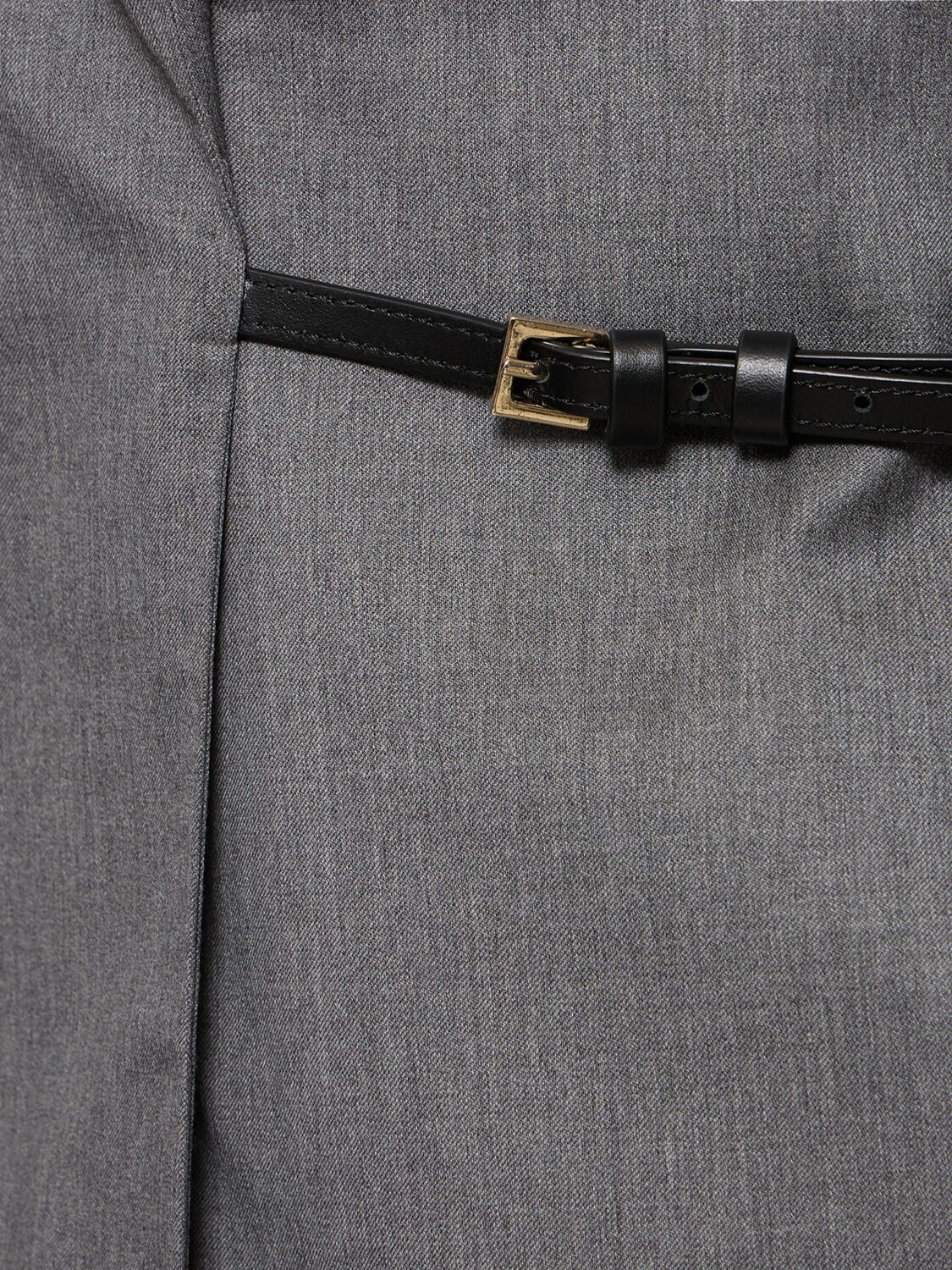 LOULOU STUDIO CODY WOOL JACKET W/STRAP DETAIL 