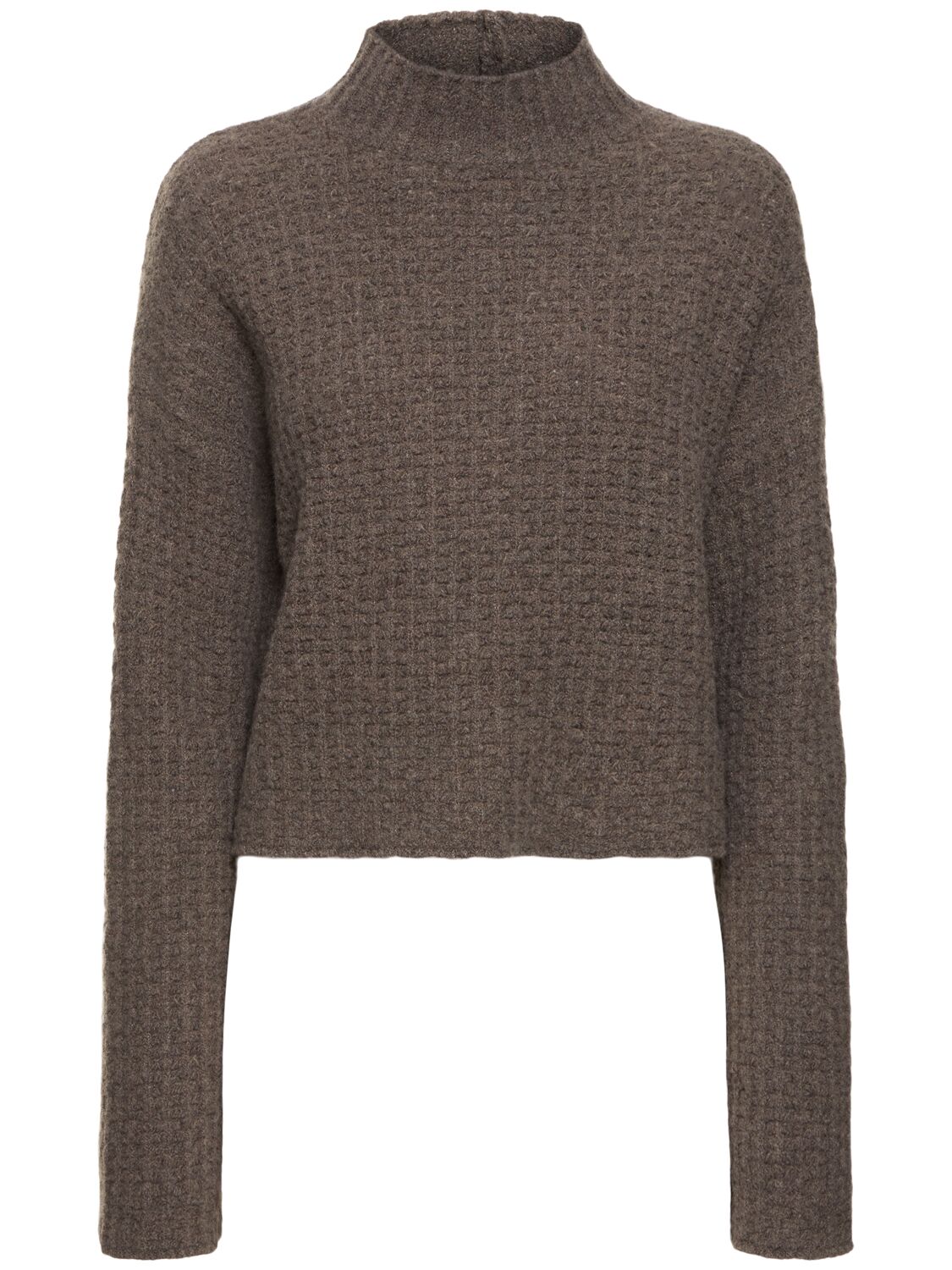 Loulou Studio Kris Alpaca Blend Turtleneck Sweater In Brown