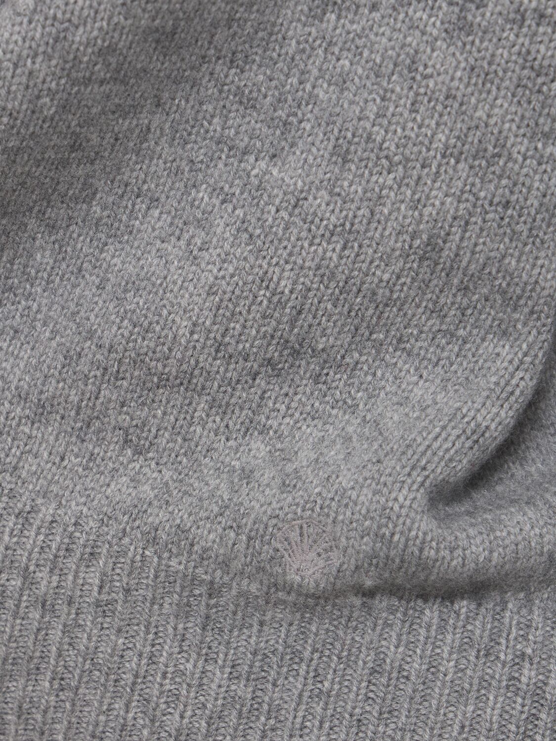 Shop Loulou Studio Stintino Wool Blend Turtleneck Sweater In Heather Grey