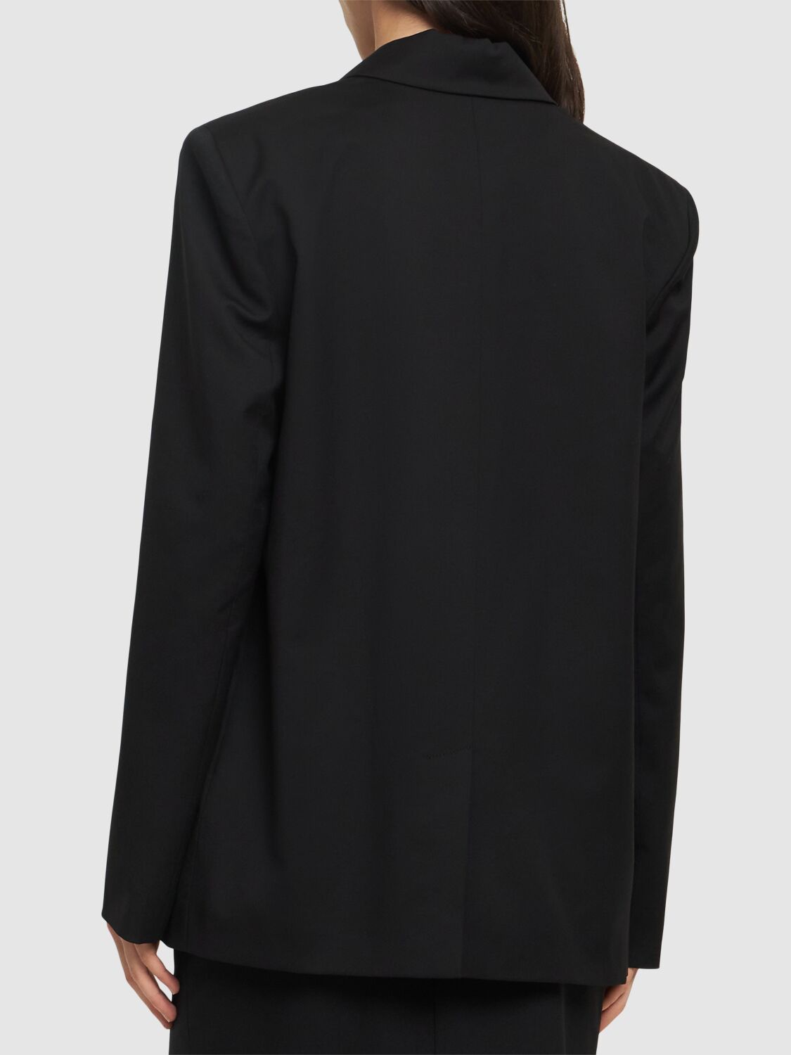 LOULOU STUDIO CODY WOOL JACKET W/STRAP DETAIL 