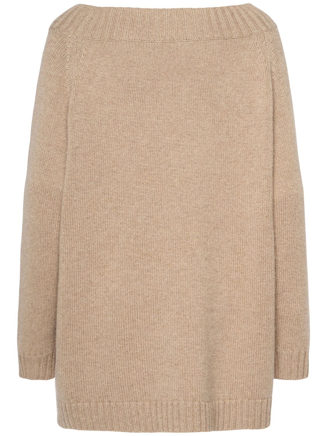 Shop Max Mara Radames Wool Knit Sweater In Brown