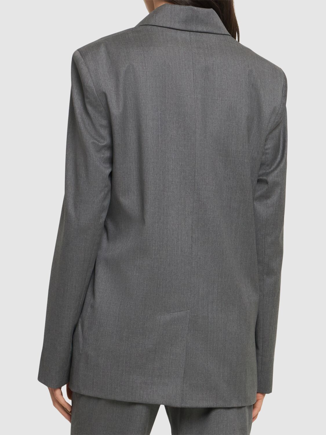 LOULOU STUDIO CODY WOOL JACKET W/STRAP DETAIL 