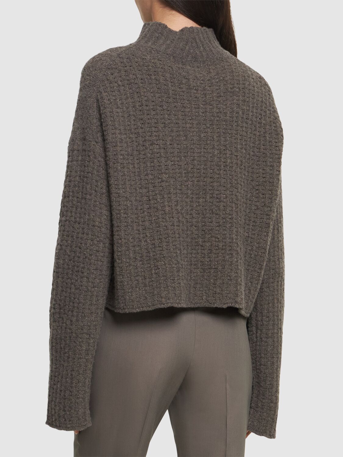 LOULOU STUDIO KRIS WOOL BLEND TURTLENECK SWEATER 