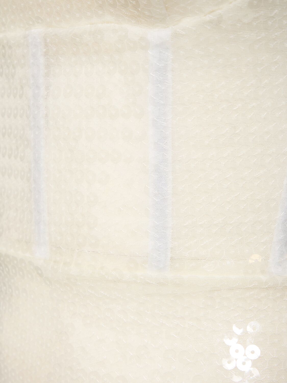 Shop Nensi Dojaka Kendall Sequined Mini Dress In White