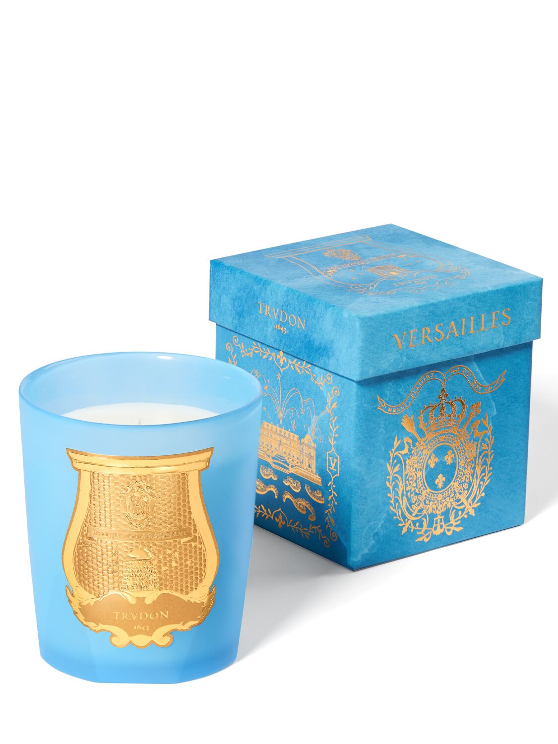 Shop Trudon 270gr Versailles Classic Bougie In Blue