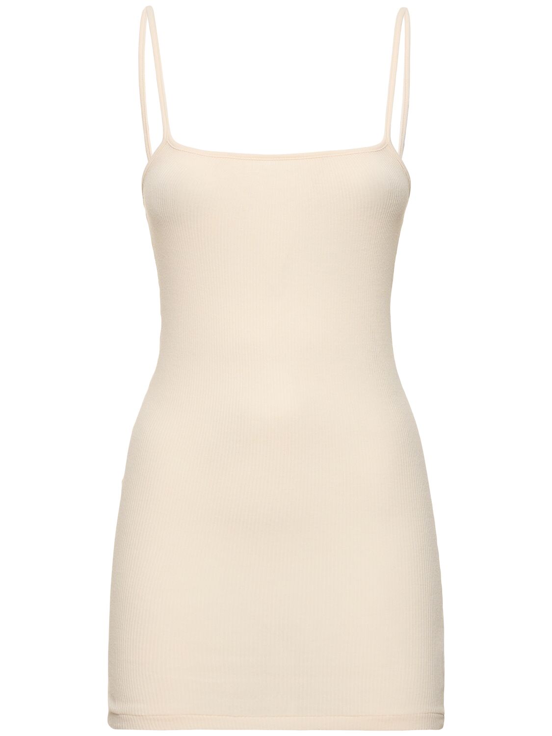 Auralee Long Cotton Cami Top In Neutral