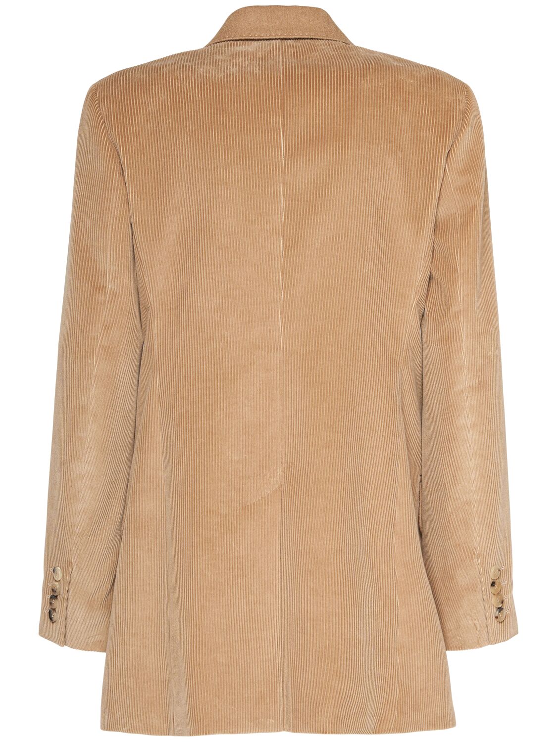 Shop Max Mara Potente Corduroy & Camel Drap Jacket