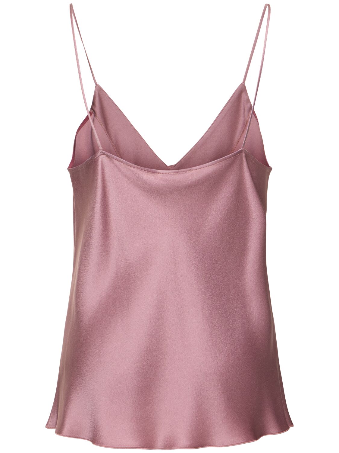 Shop Forte Forte Envers Satin Camisole Top In Lilac