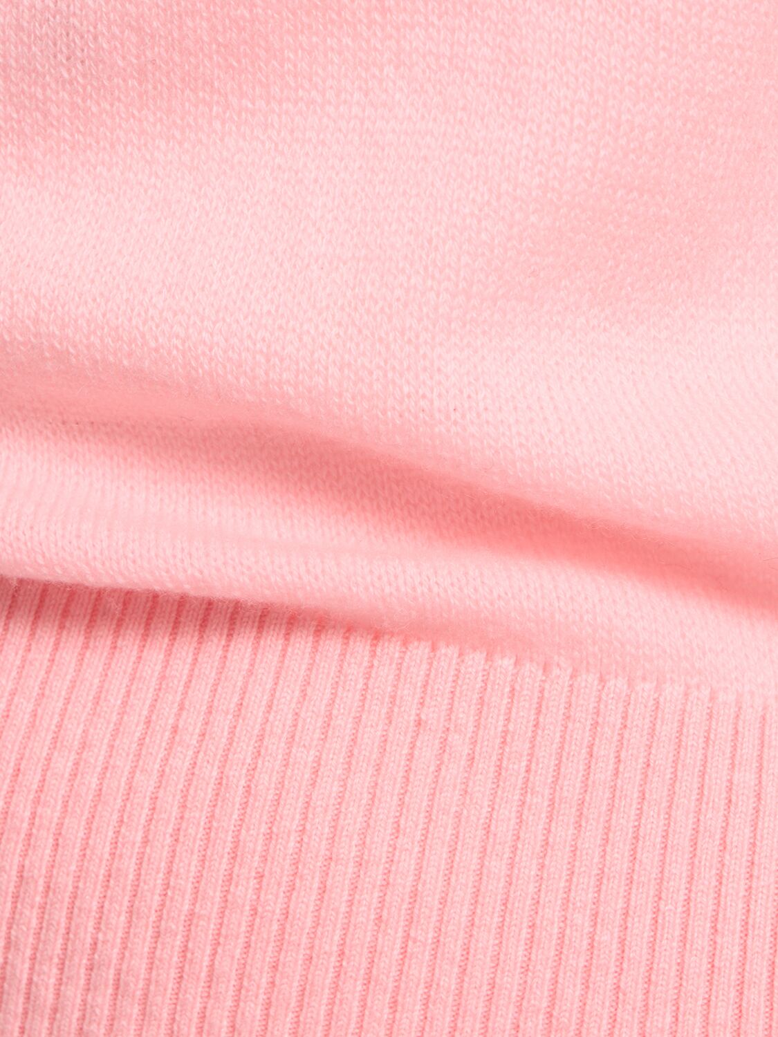 Shop Forte Forte Cashmere Blend Gauze Roundneck Sweater In Pink