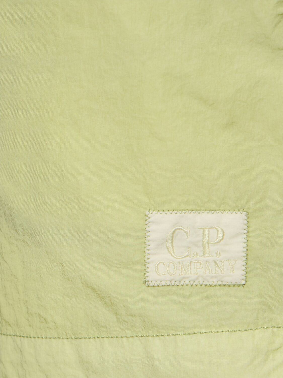 Shop C.p. Company Eco-chrome R Swim Shorts In White Pear