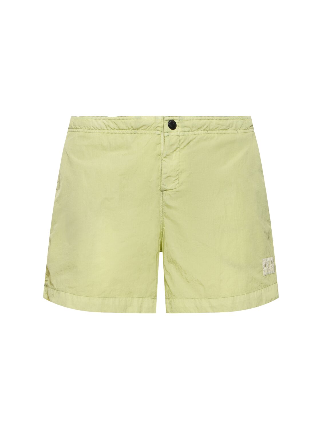 C.p. Company Eco-chrome R Swim Shorts In White Pear