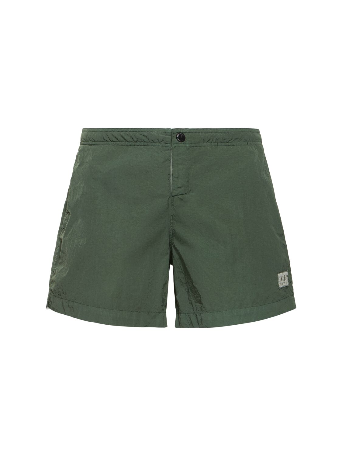 C.p. Company Eco-chrome R Swim Shorts In Duck Green