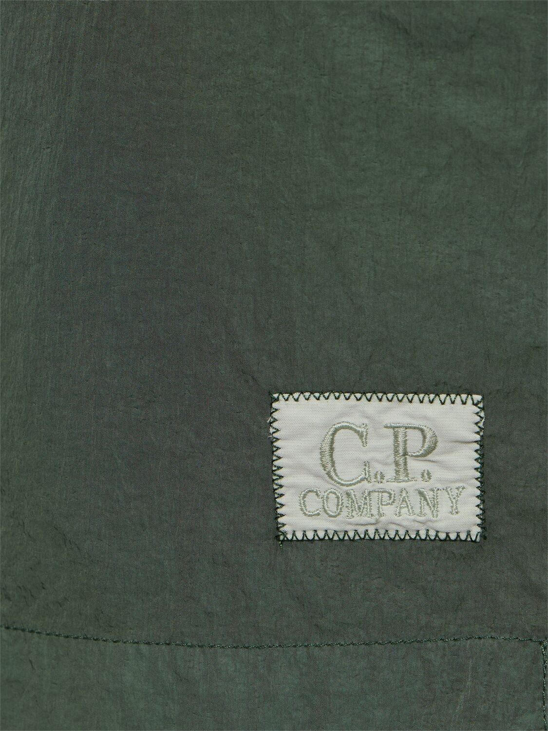 Shop C.p. Company Eco-chrome R Swim Shorts In Duck Green