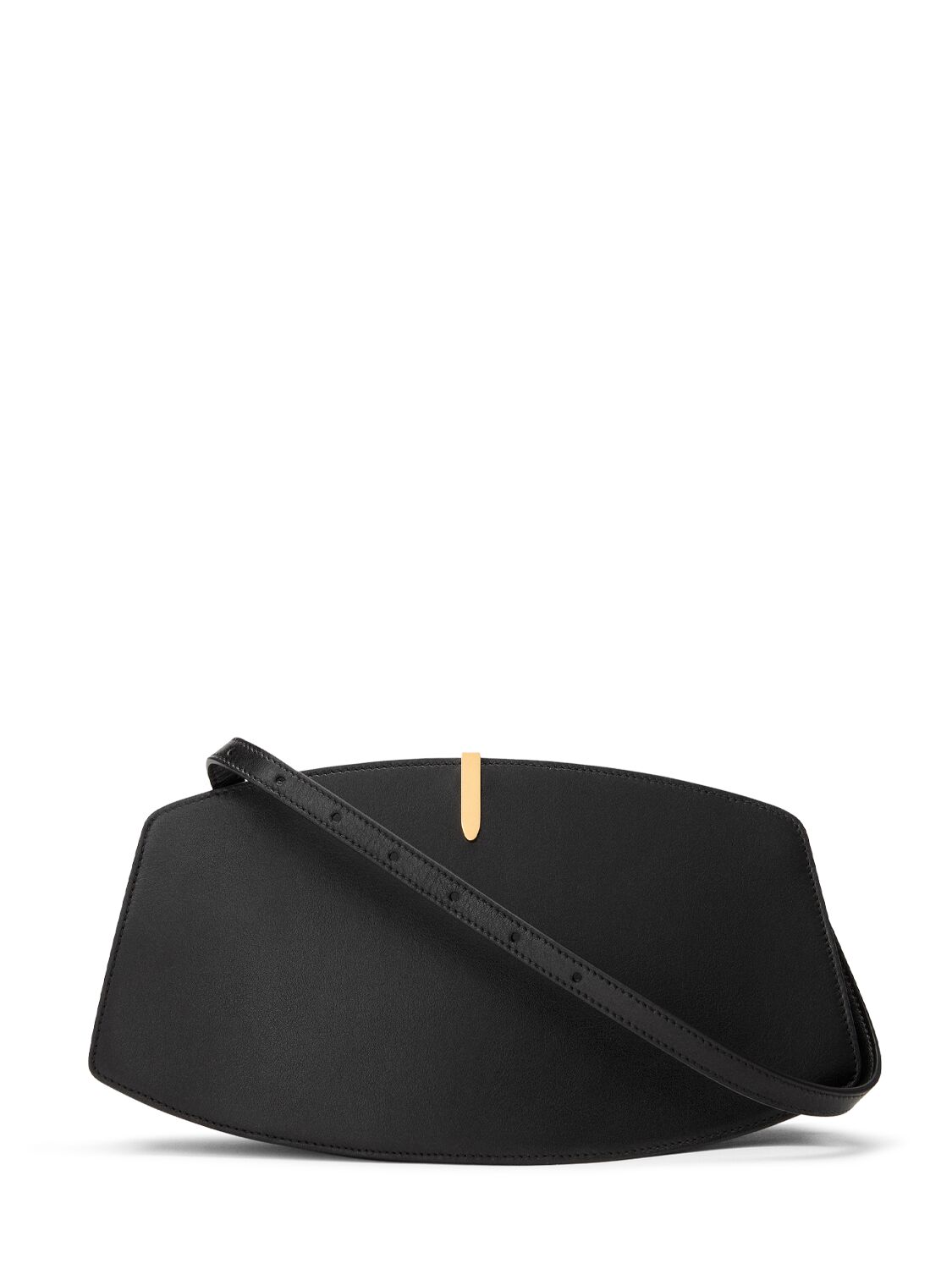 Savette Florence Leather Shoulder Bag In Black