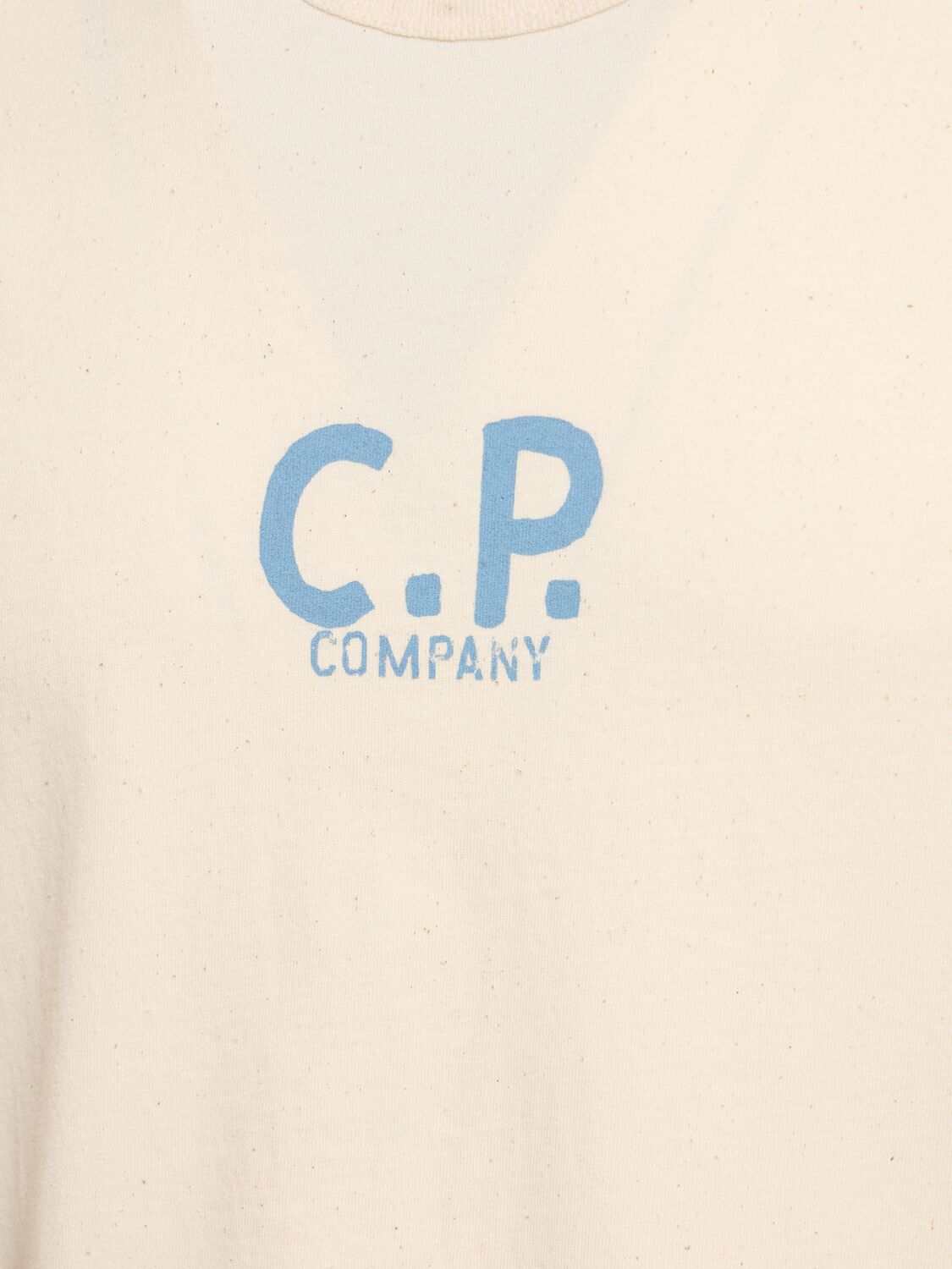 Shop C.p. Company Natural T-shirt In Pistachio Shell