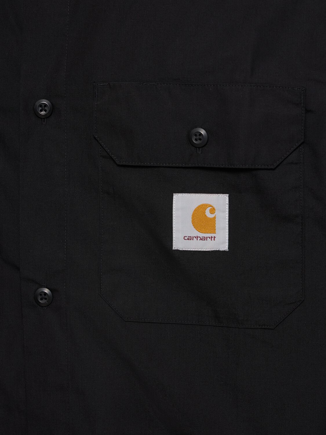 Shop Carhartt Craft Long Sleeve Shirt In Black