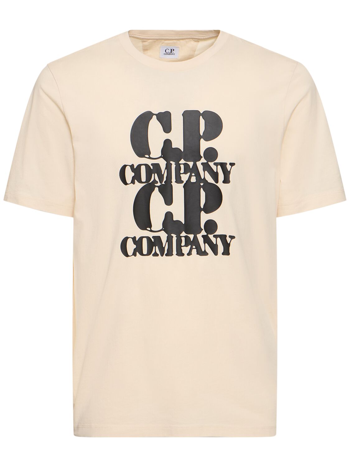 C.p. Company Graphic T-shirt In Neutral