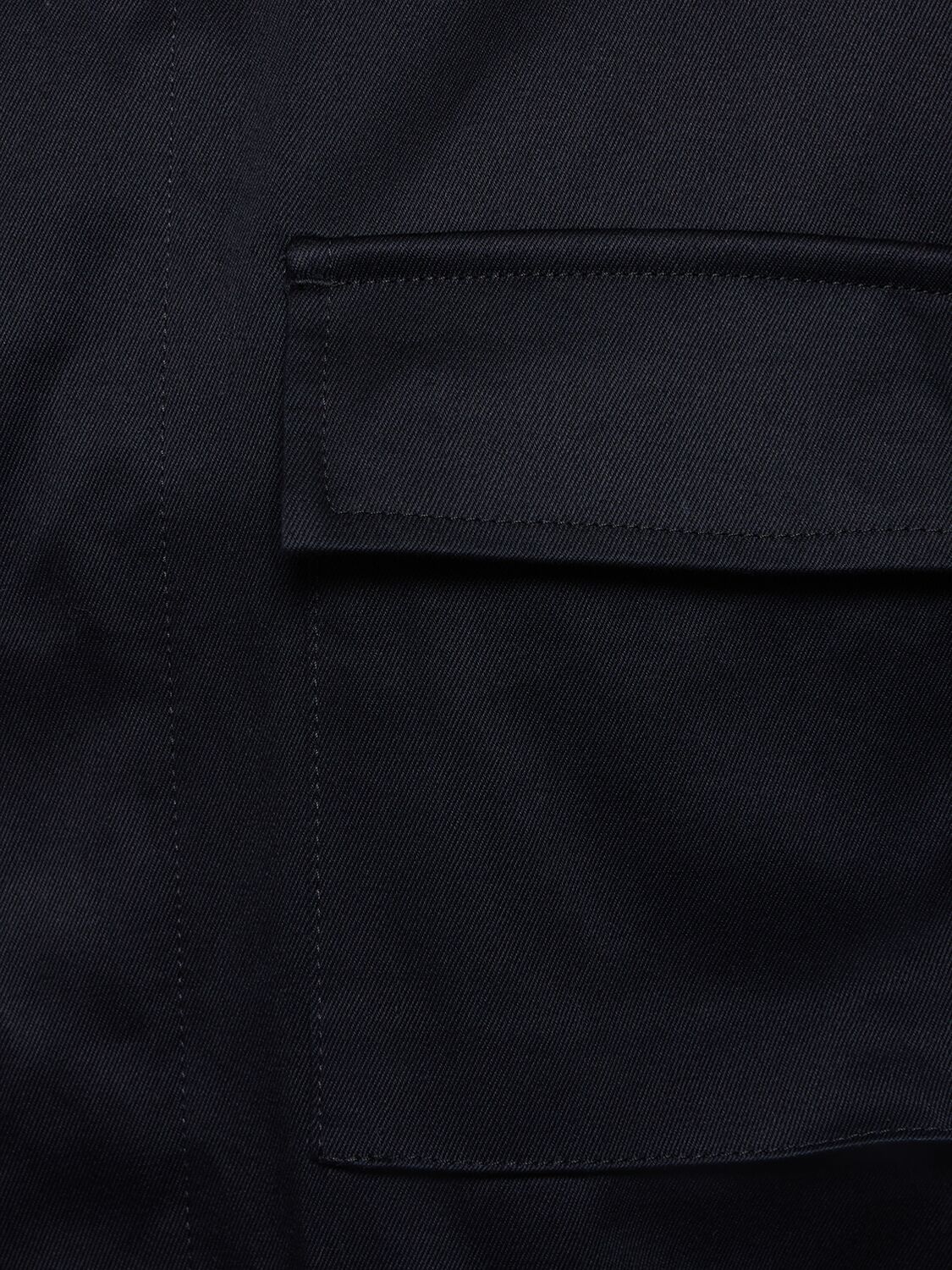 Shop Nili Lotan Lorenzo Cotton Military Jacket In Blue