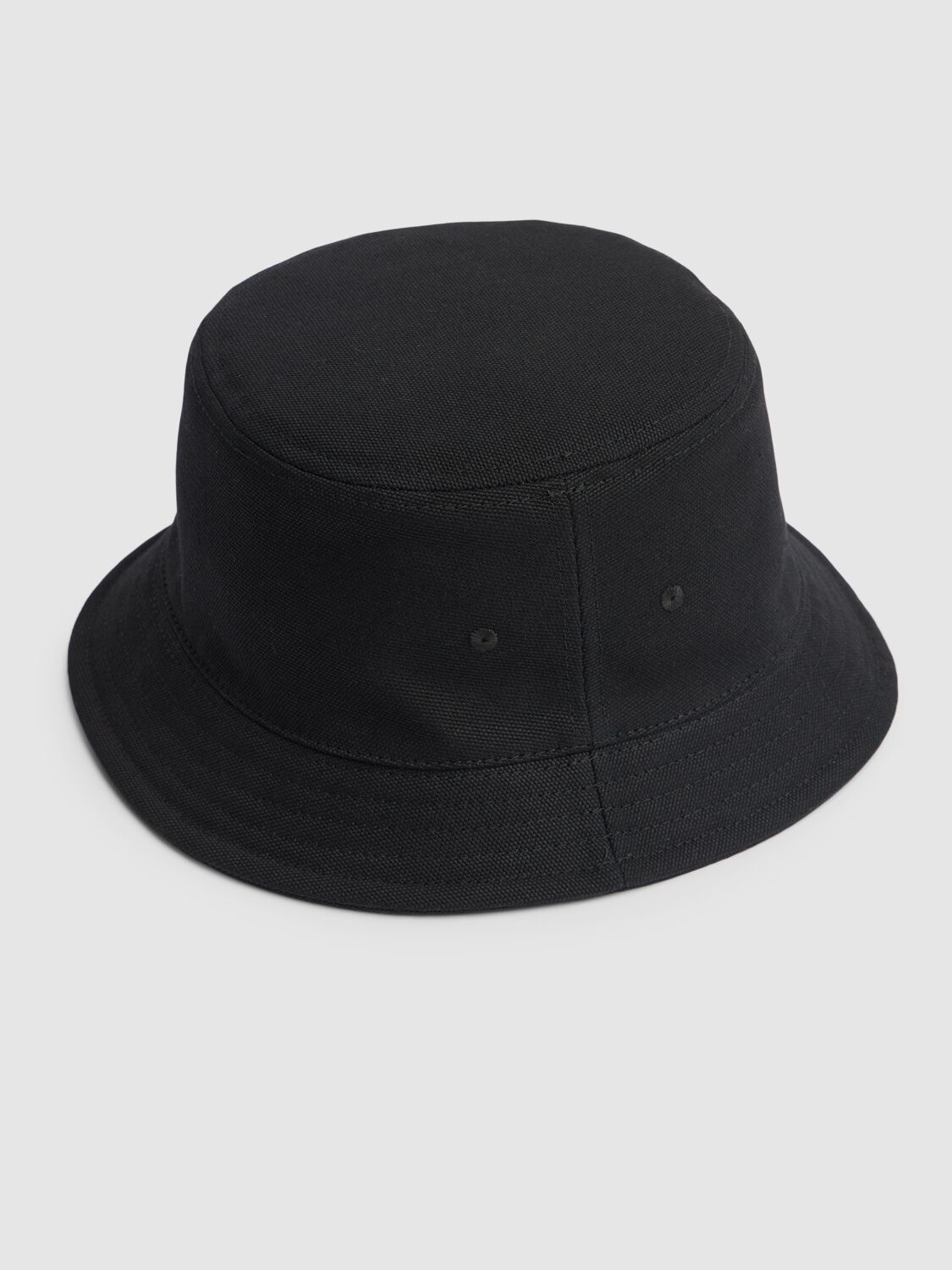 Shop Gucci Cotton Bucket Hat In Black