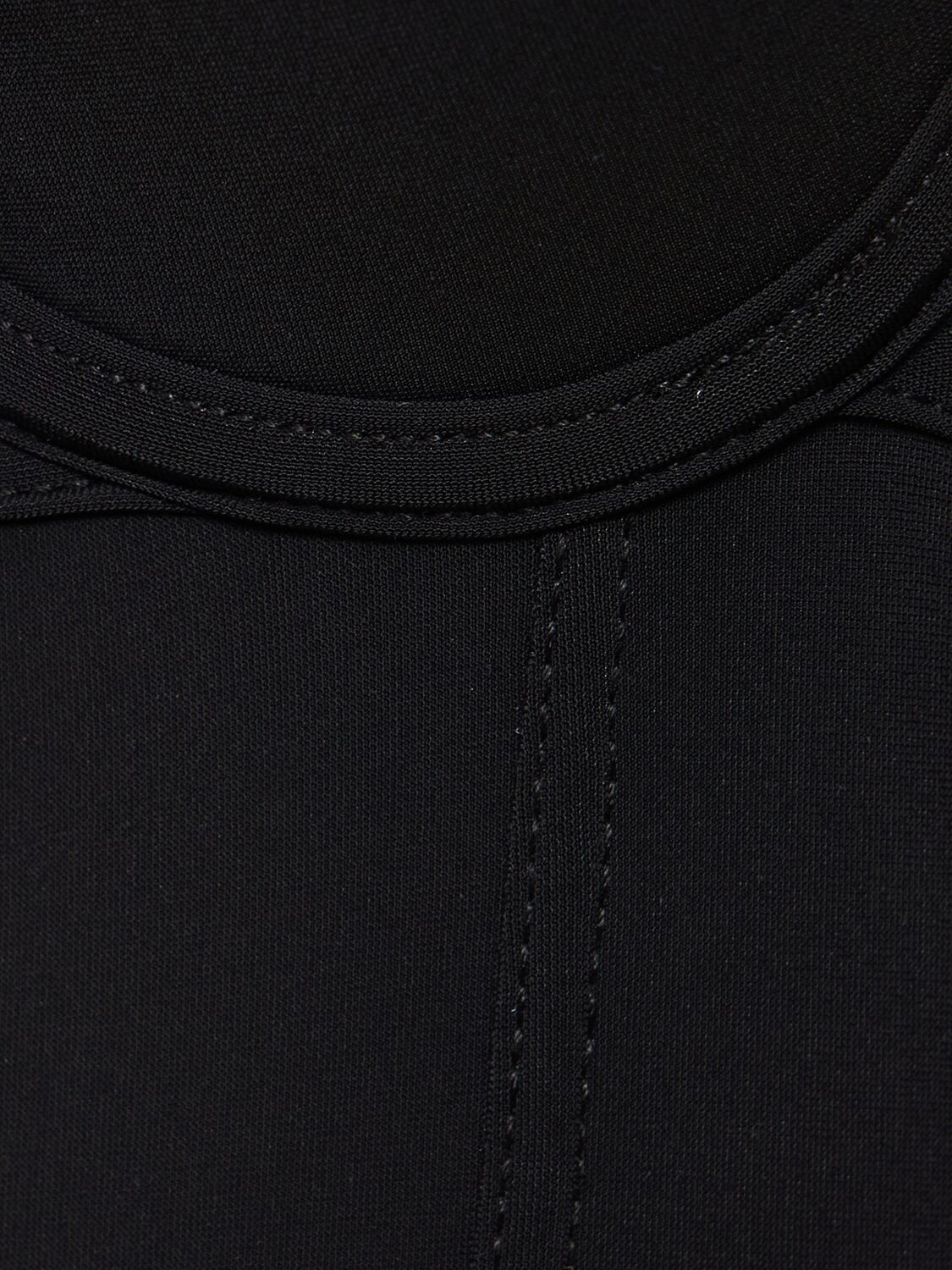 Shop Nensi Dojaka Mika One-piece Swimsuit W/ Padded Bra In Black
